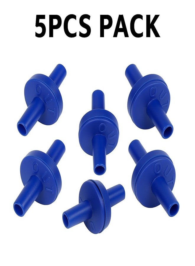 VAYINATO® 5 Pack (Blue) Aquarium Air Pump Check Valves - Durable One-Way Non-Return Valves for Fish Tank Airline Tubing, Prevent Backflow & Pump Damage, Reliable Flow Control - Image 5
